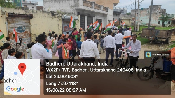 flag march at Badheri Rajputana 2022