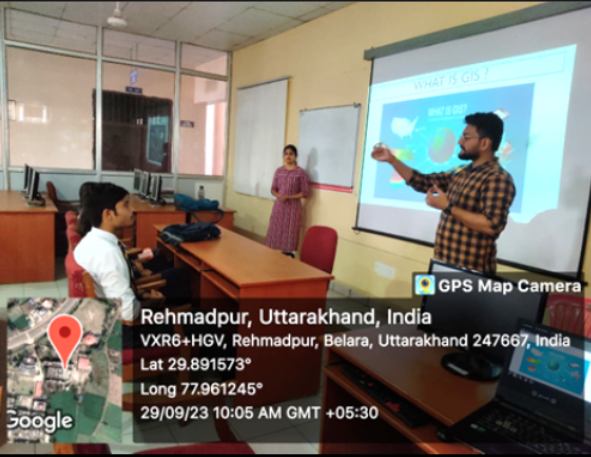 Workshop on “Introduction to Geographic Information Systems (GIS)